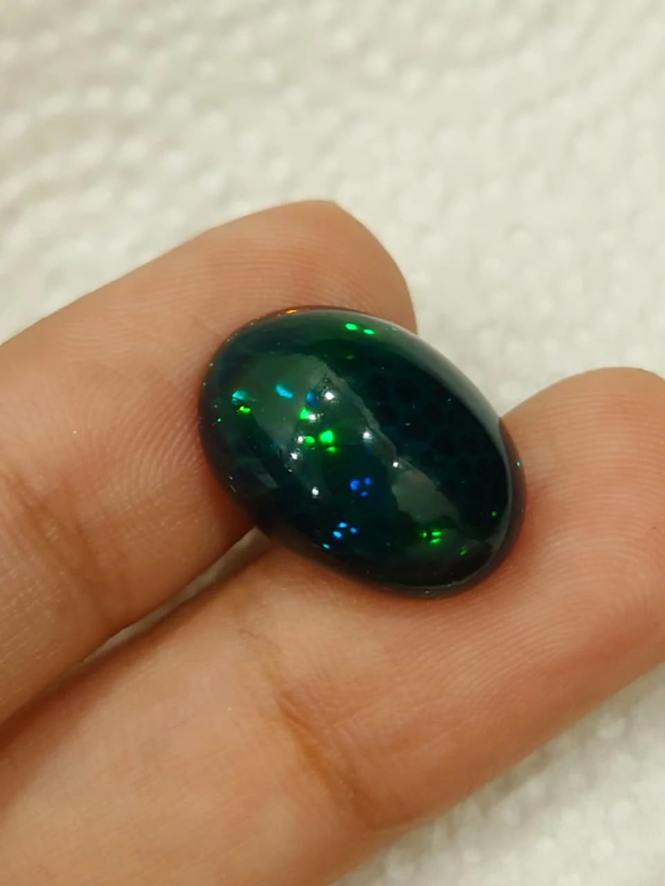 7.5ct Natural Black Opal from Ethiopia — view 1